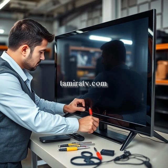 مجموعه تعمیرات وی نمایندگی مجاز تعمیرات تلویزیون LCD LED سامسونگ LG تعمیر برد در تهران پونک
